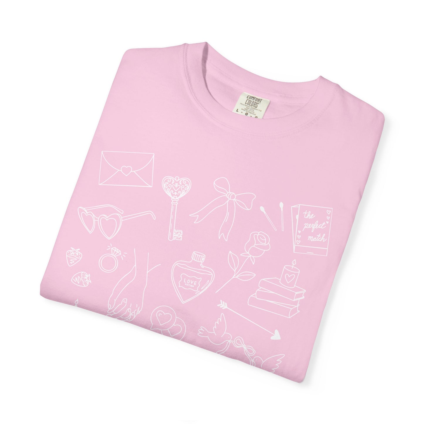 Romance Genre Doodle T-Shirt