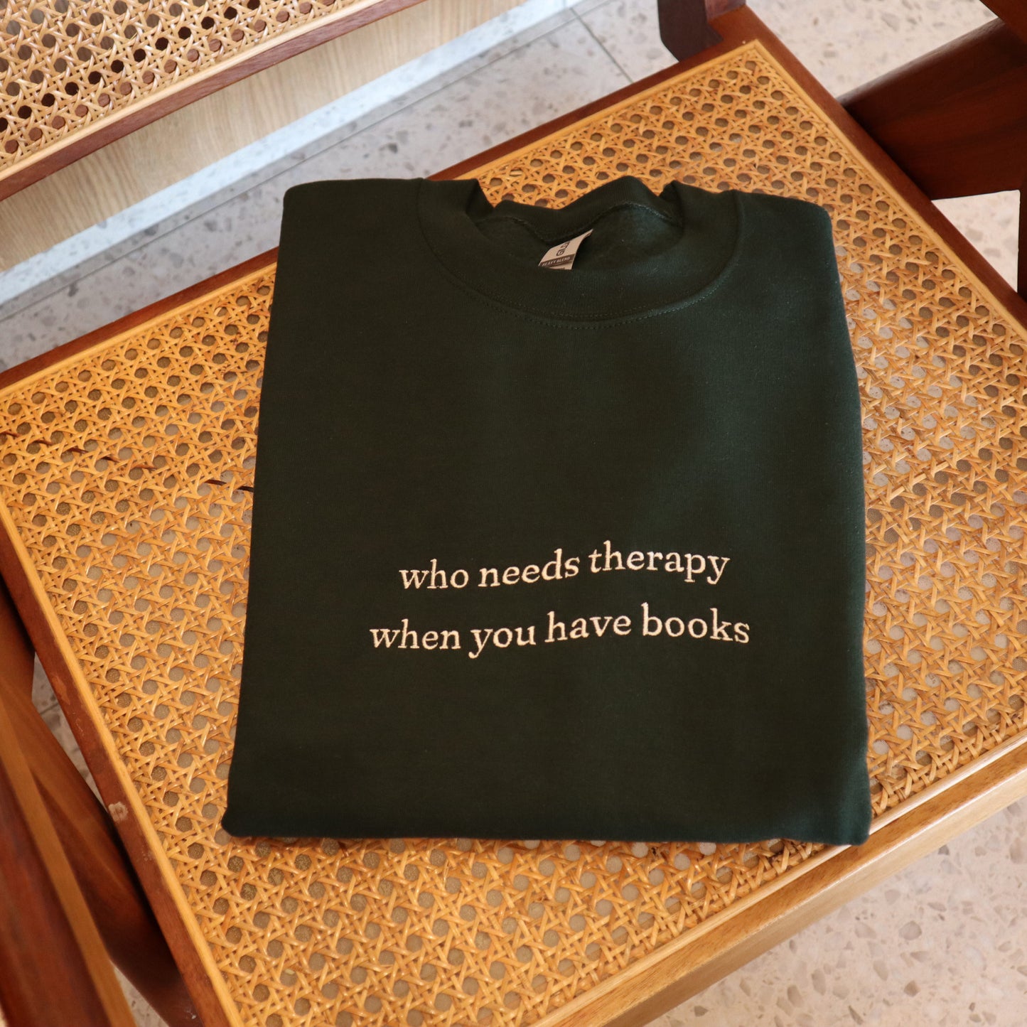 Who Needs Therapy Crewneck