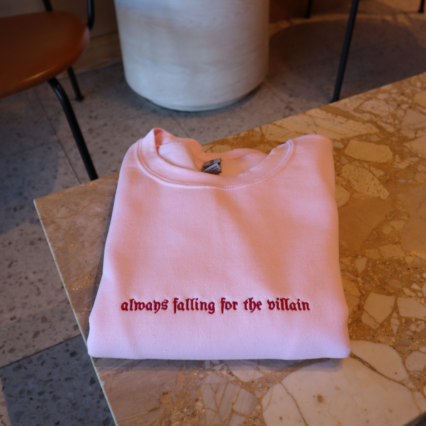 Always Falling for the Villain Crewneck