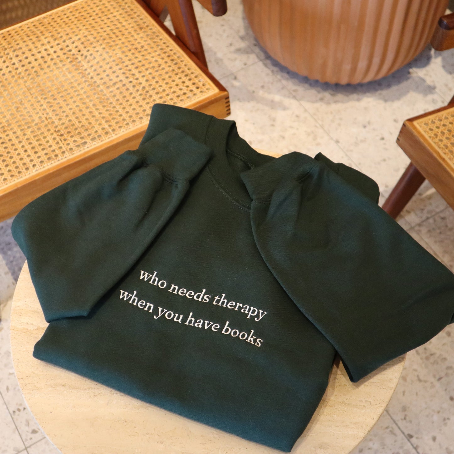Who Needs Therapy Crewneck
