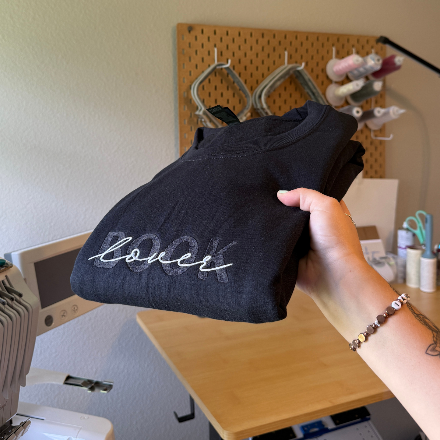BOOK Lover Black Crewneck - 3XL