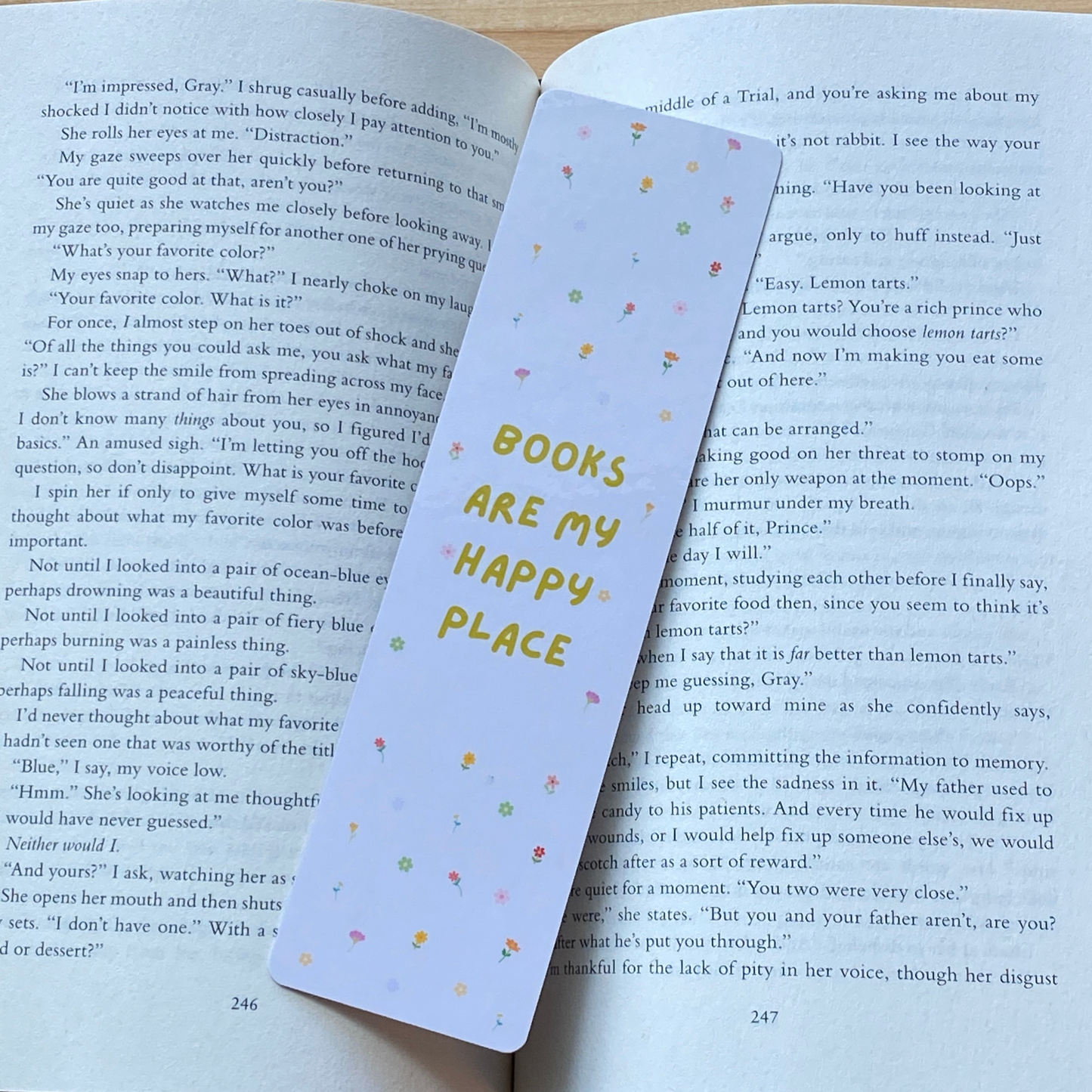 Books Are My Happy Place Bookmark