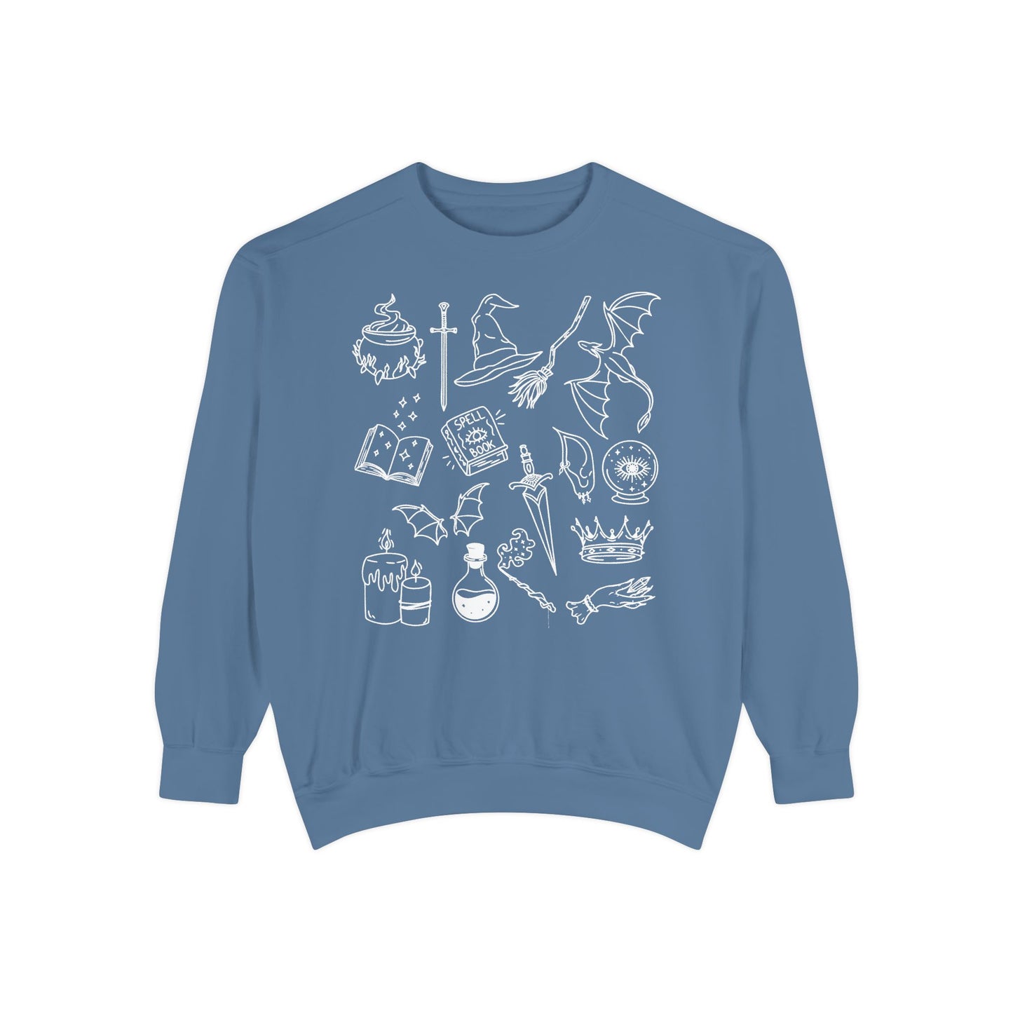 Fantasy Genre Doodle Crewneck