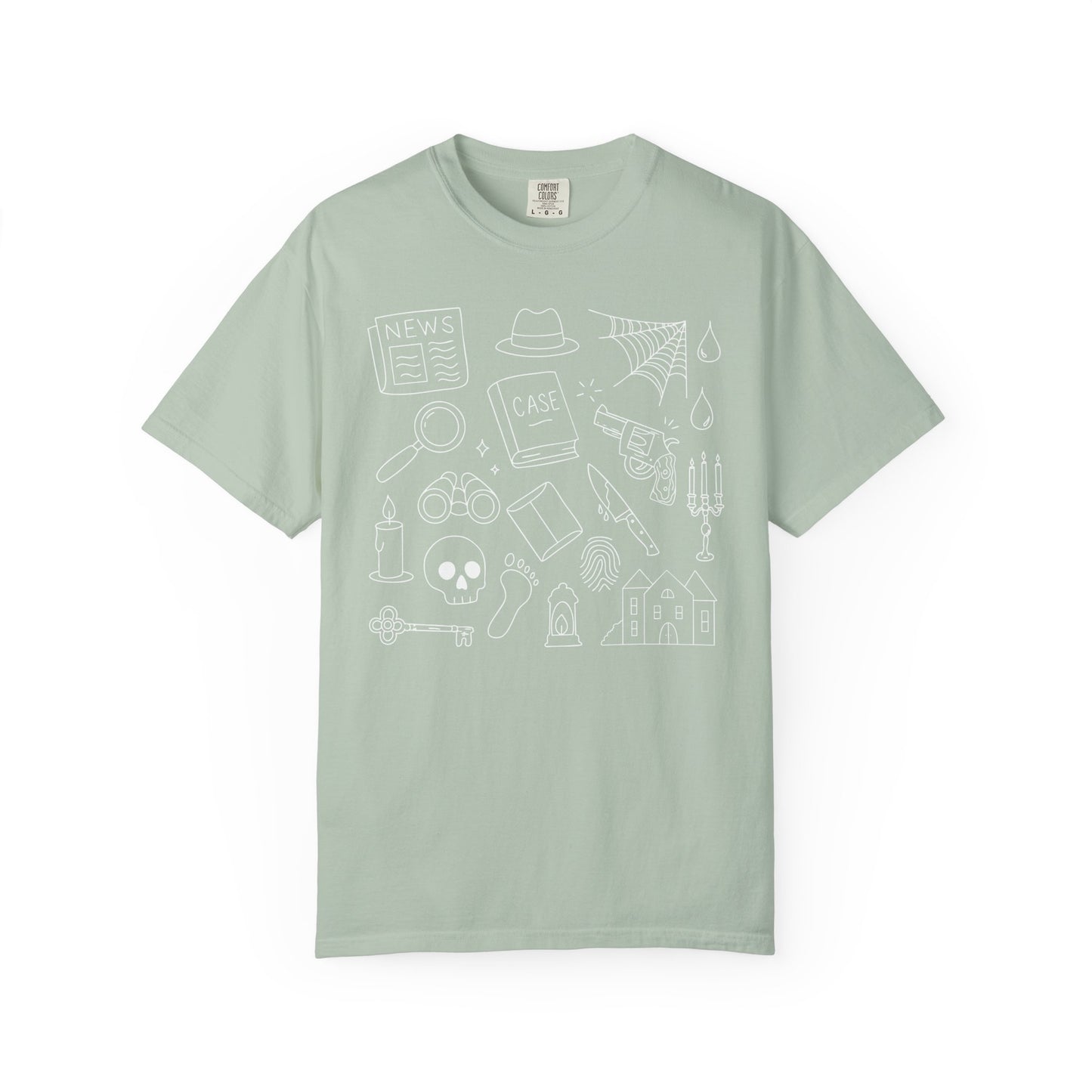 Mystery / Thriller Genre Doodle T-Shirt