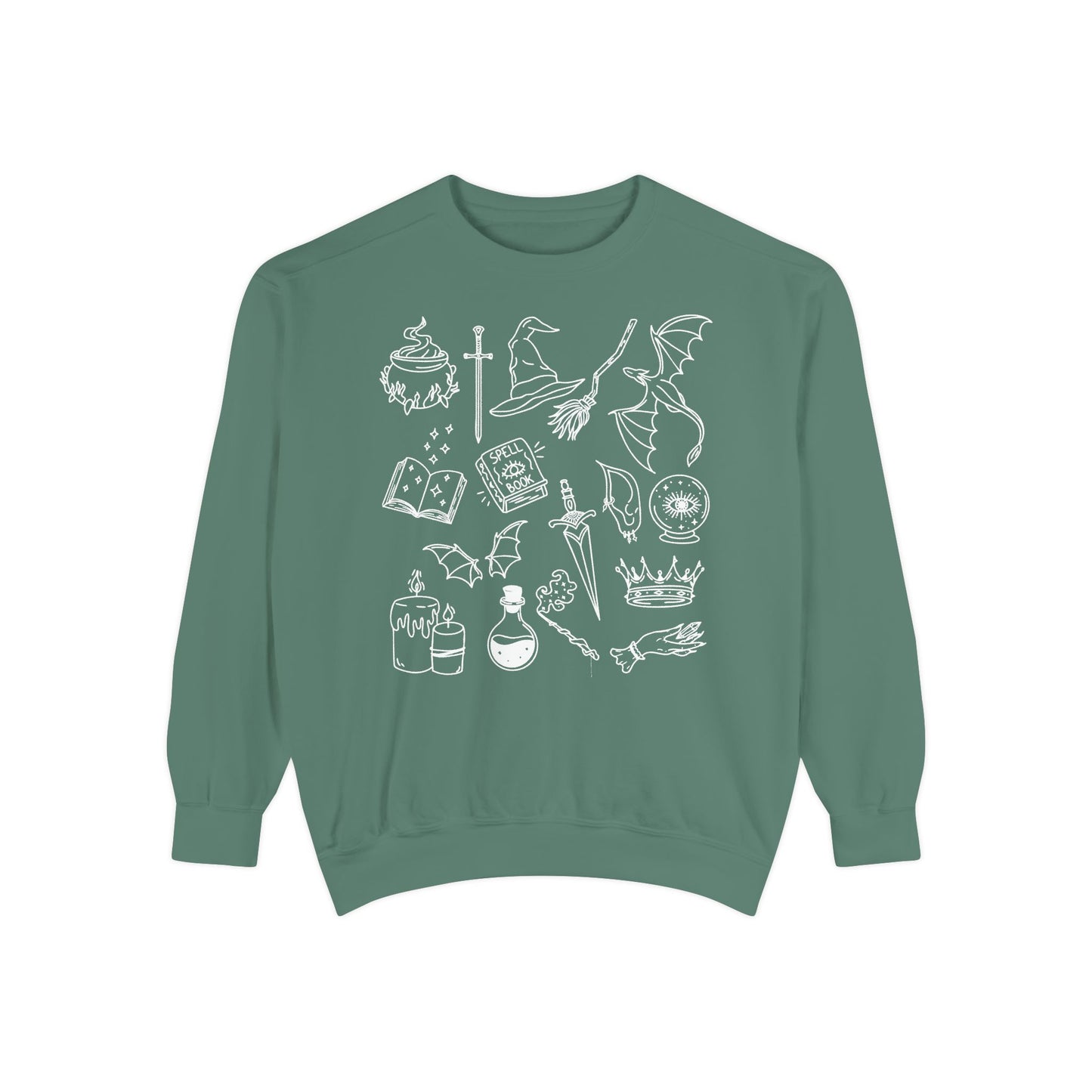 Fantasy Genre Doodle Crewneck