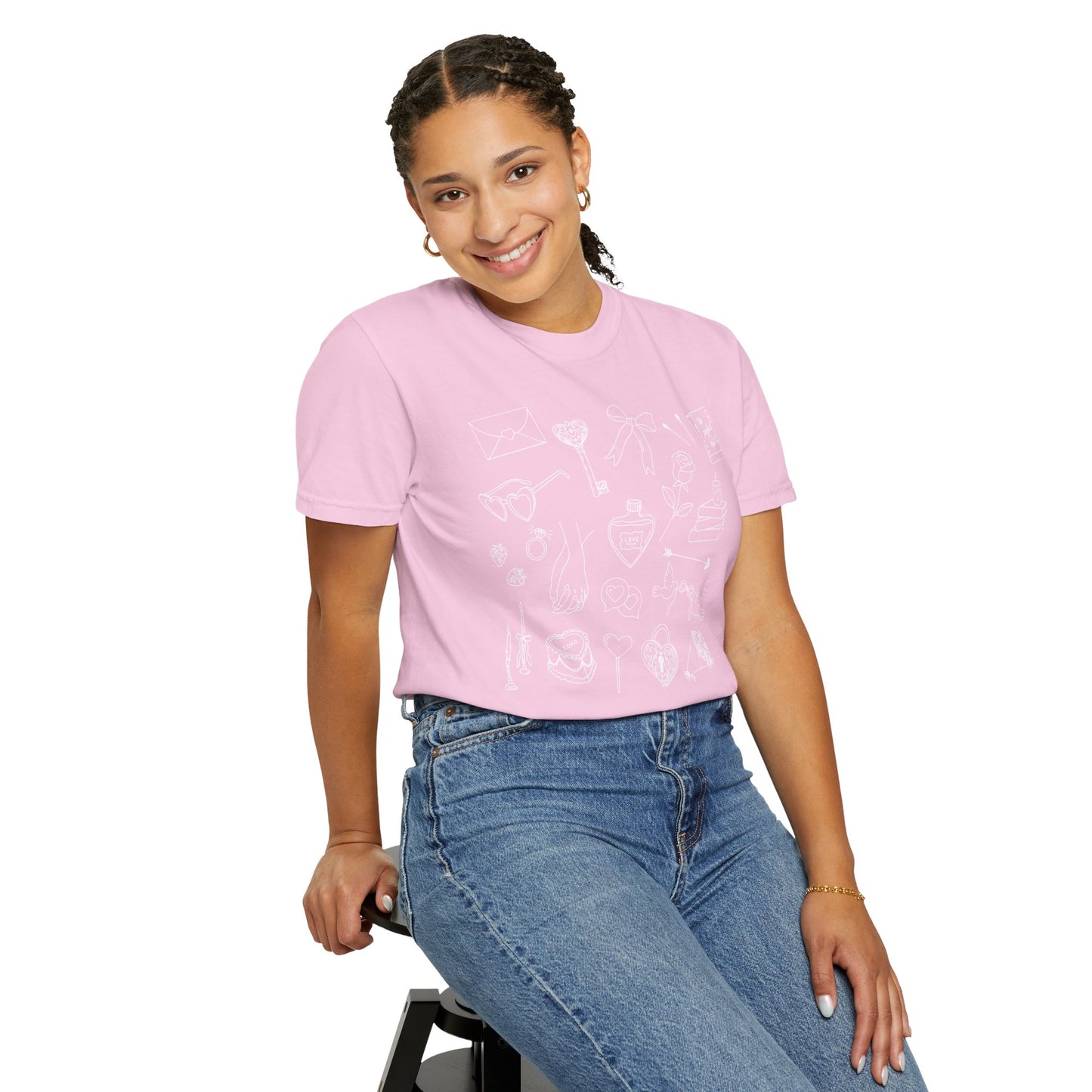 Romance Genre Doodle T-Shirt