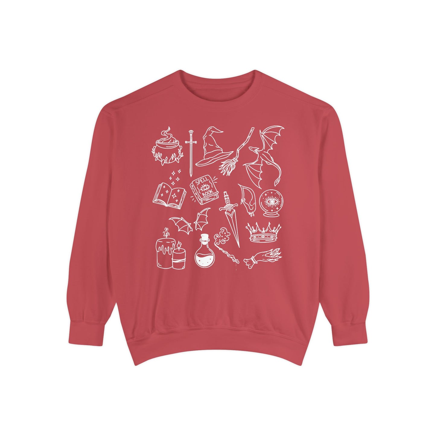 Fantasy Genre Doodle Crewneck