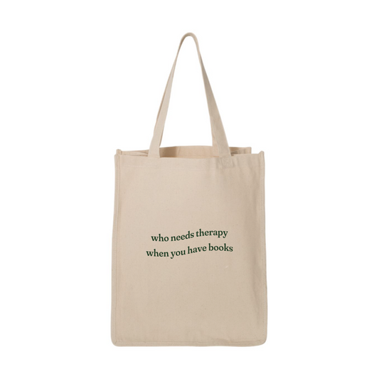 Who Needs Therapy Jumbo Tote Bag