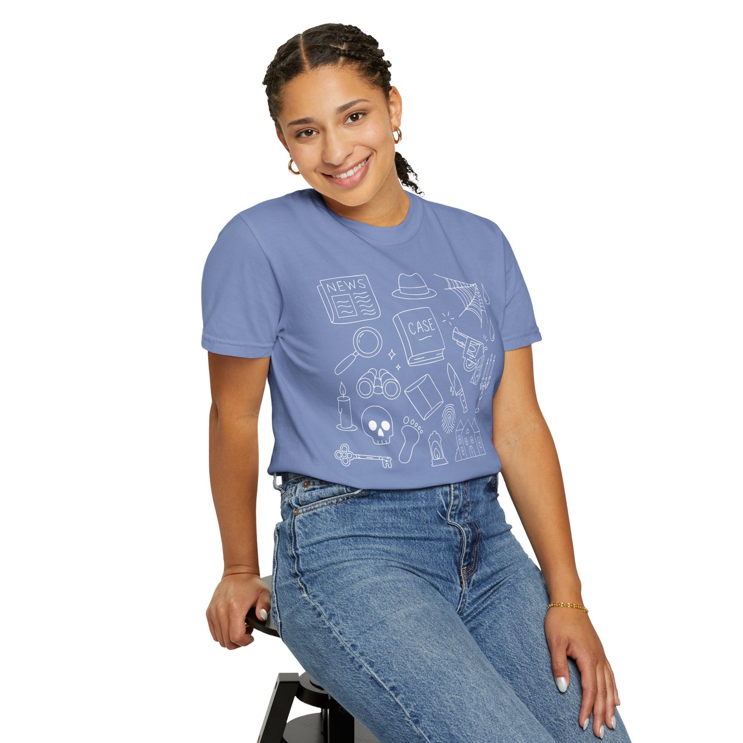 Mystery / Thriller Genre Doodle T-Shirt