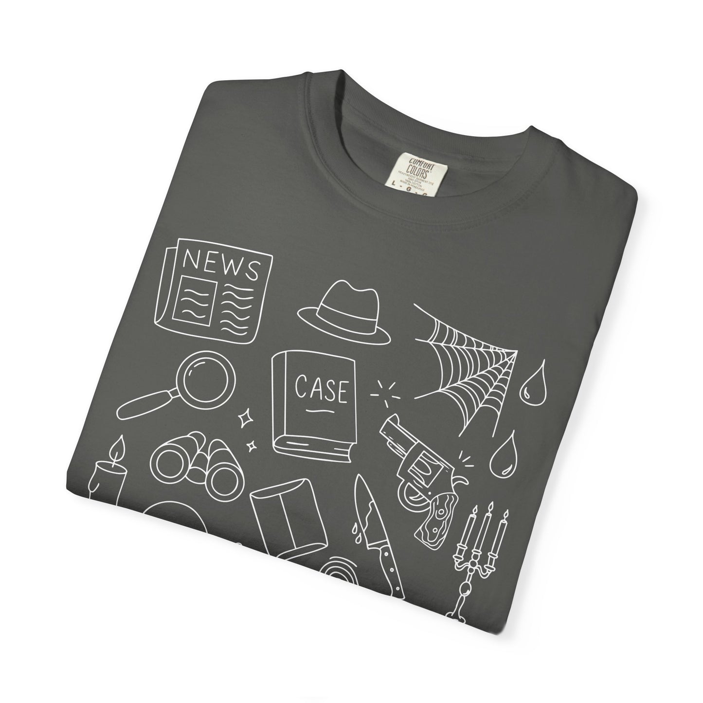 Mystery / Thriller Genre Doodle T-Shirt
