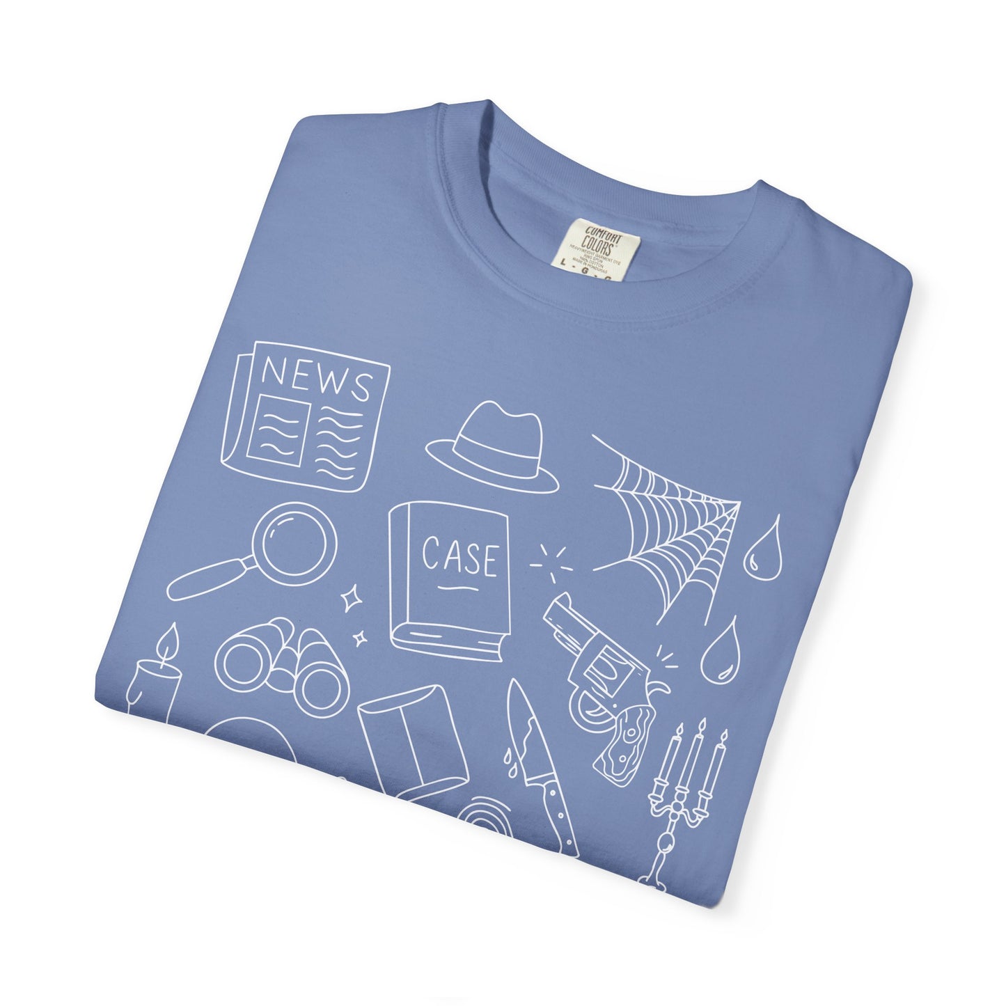 Mystery / Thriller Genre Doodle T-Shirt