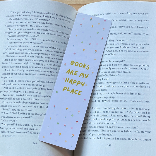 Books Are My Happy Place Bookmark