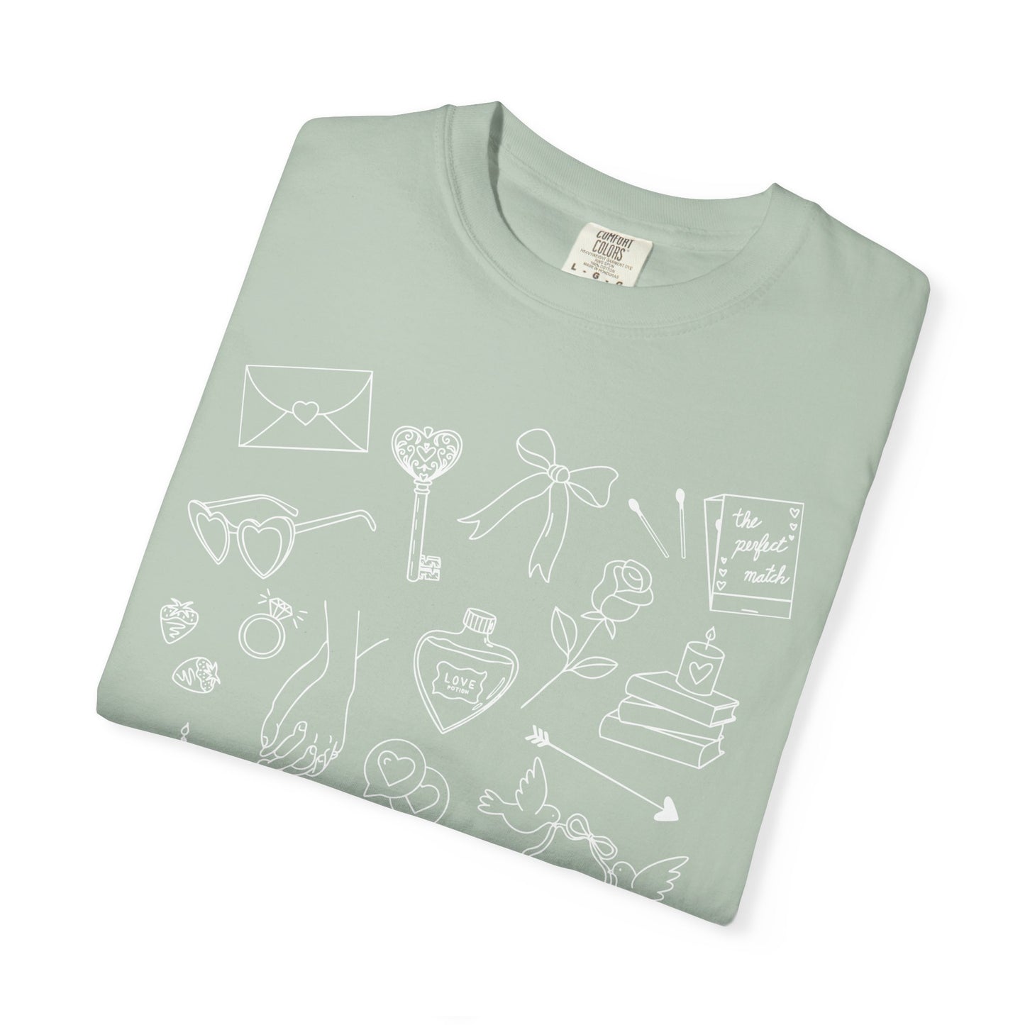 Romance Genre Doodle T-Shirt
