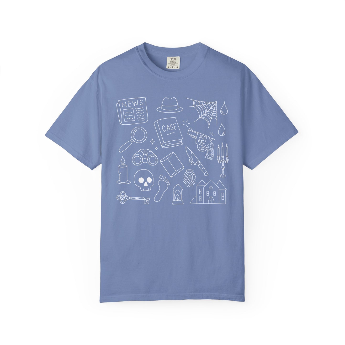 Mystery / Thriller Genre Doodle T-Shirt