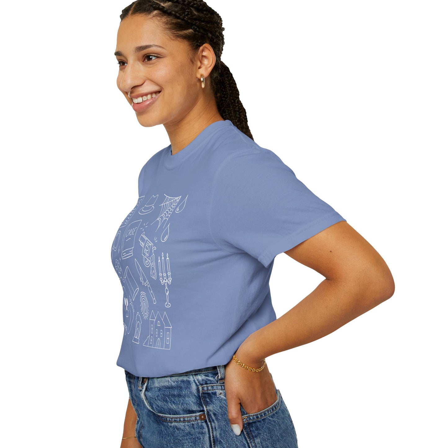 Mystery / Thriller Genre Doodle T-Shirt