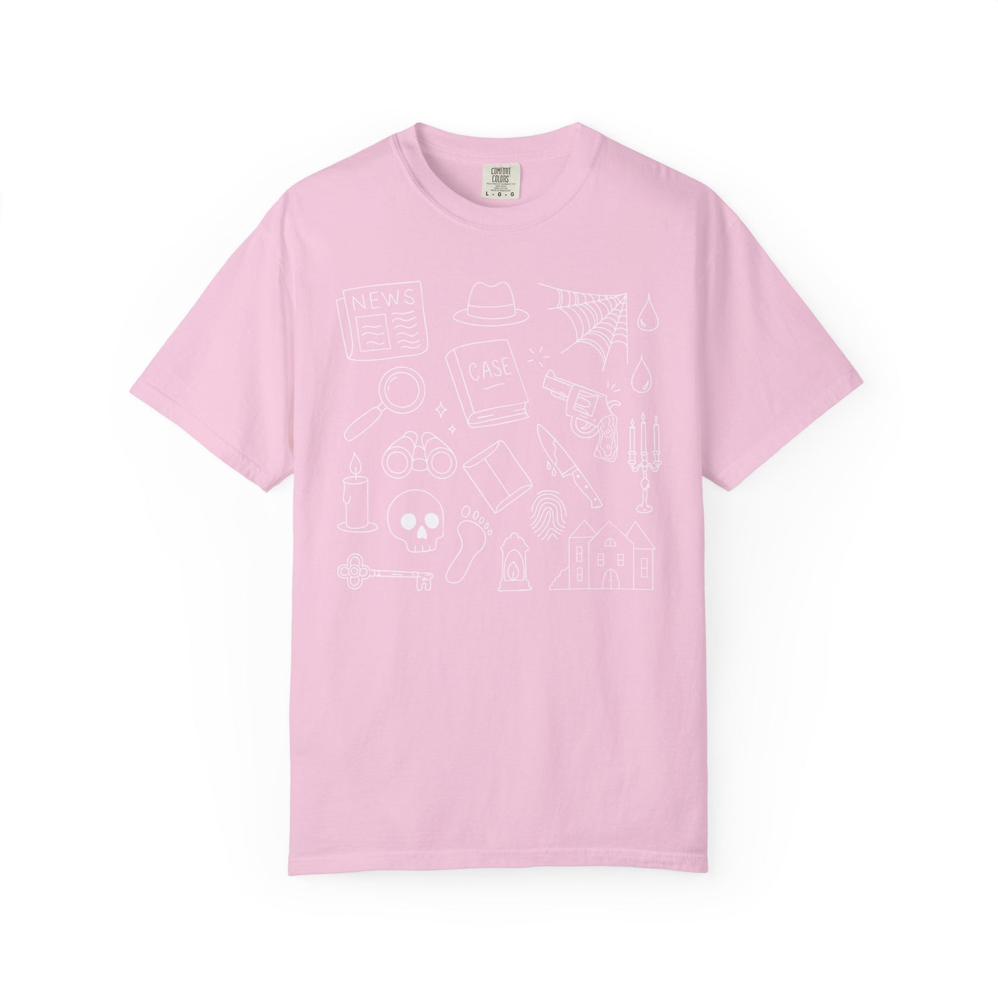 Mystery / Thriller Genre Doodle T-Shirt