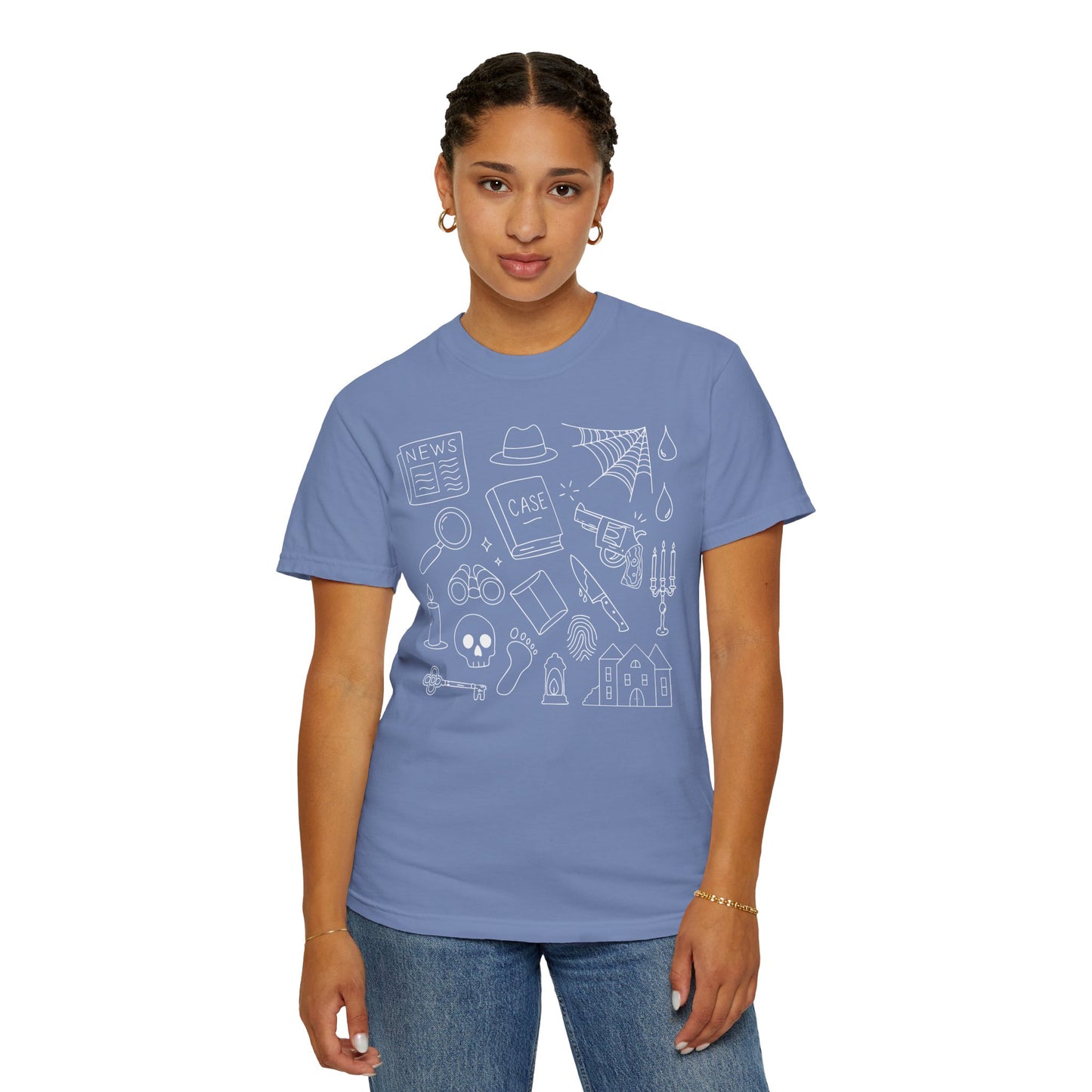 Mystery / Thriller Genre Doodle T-Shirt