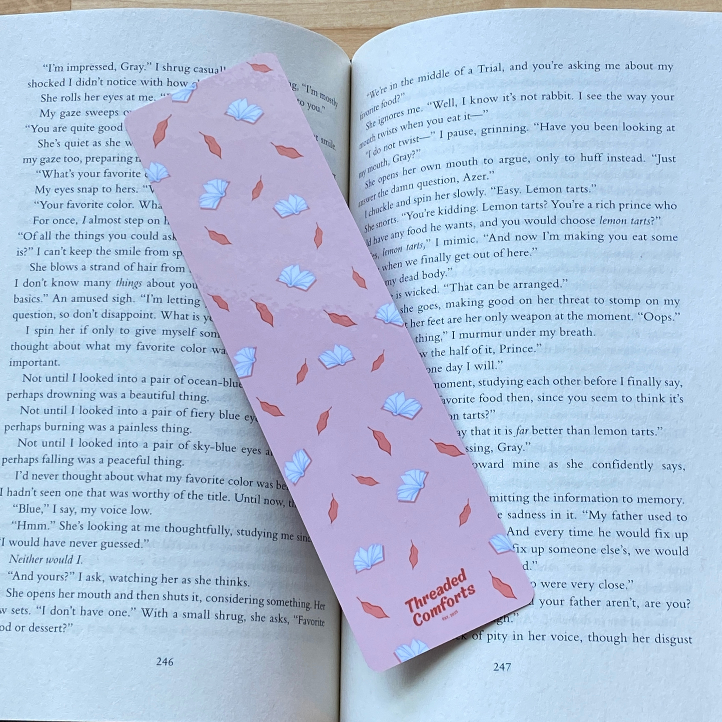 Life Happens Books Help Bookmark