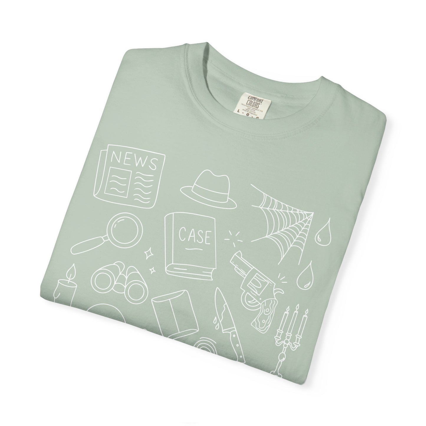 Mystery / Thriller Genre Doodle T-Shirt