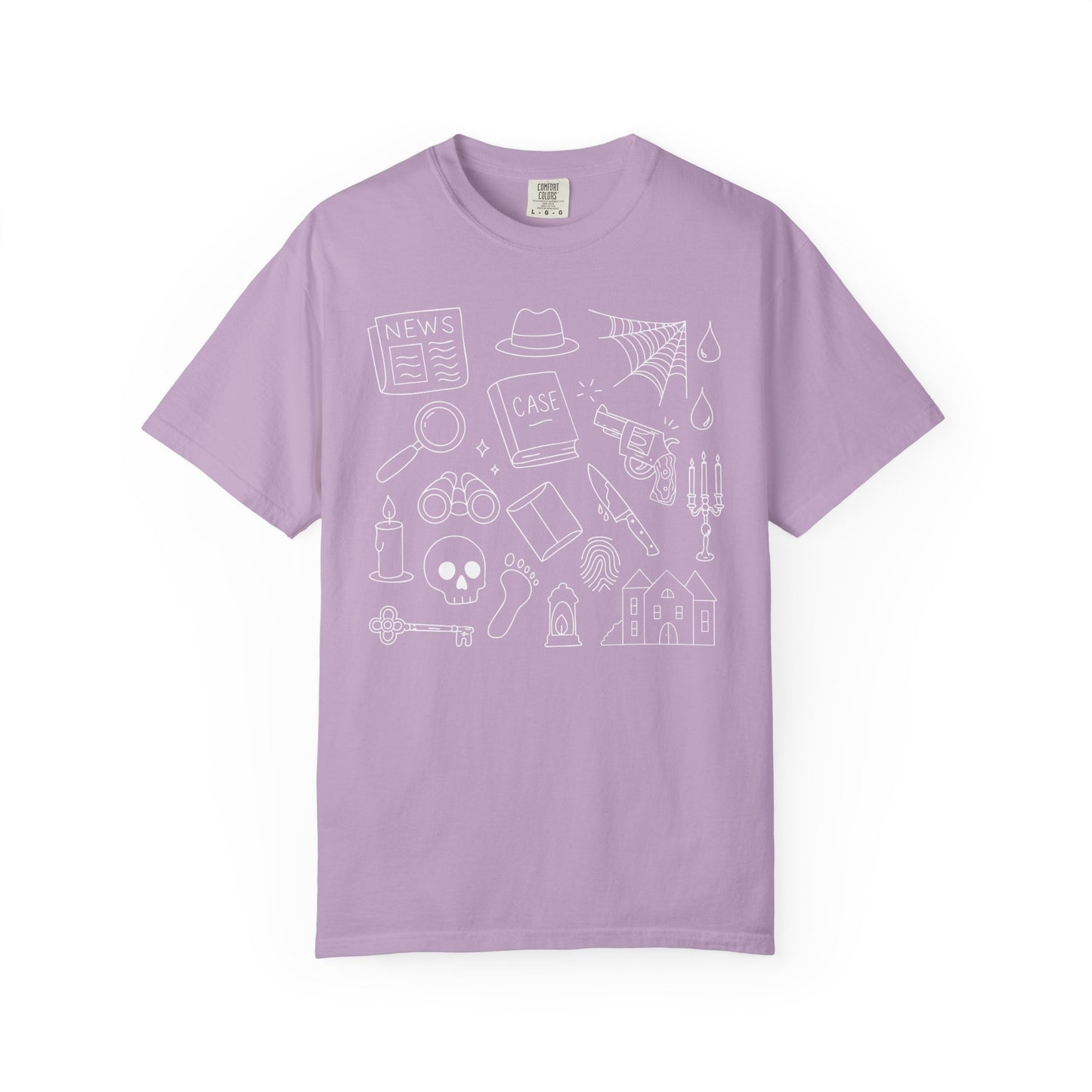 Mystery / Thriller Genre Doodle T-Shirt